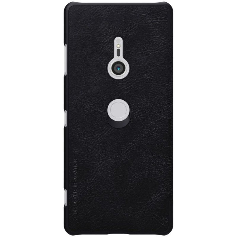 Folio-hoesje Sony Xperia XZ3 Rood Nillkin Qin-Reeks