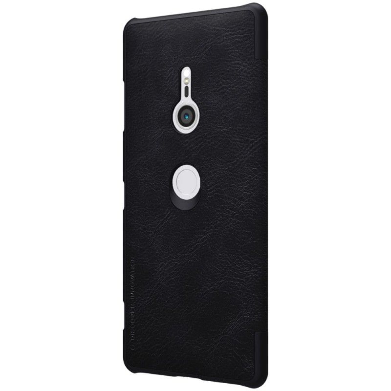 Folio-hoesje Sony Xperia XZ3 Rood Nillkin Qin-Reeks