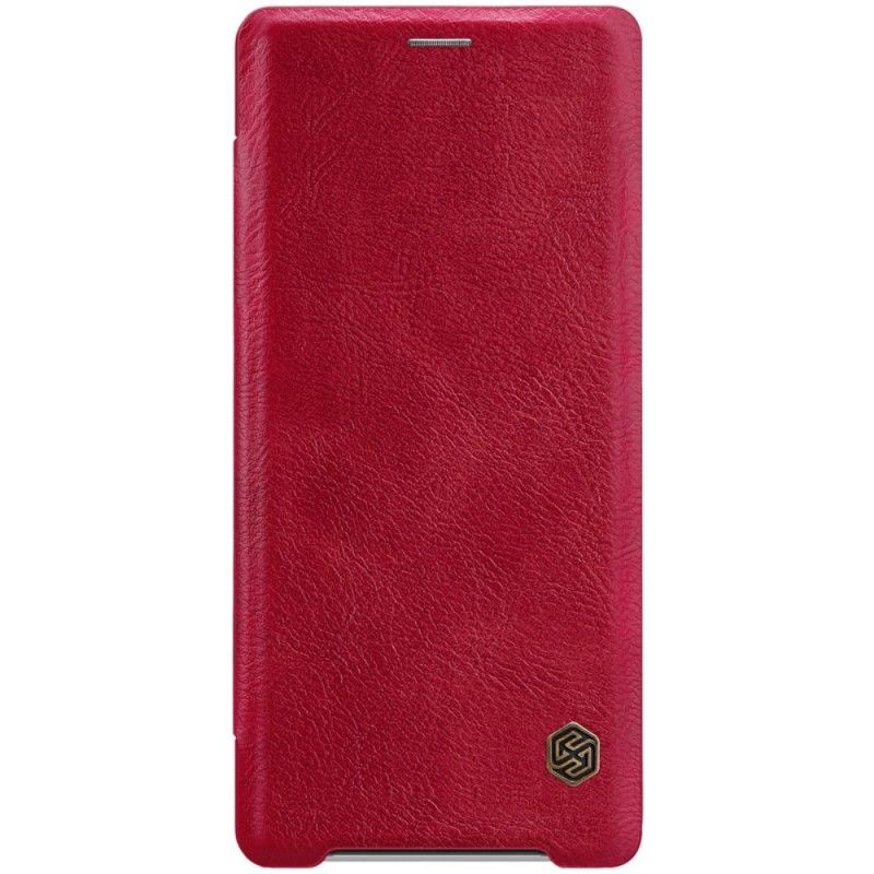 Folio-hoesje Sony Xperia XZ3 Rood Nillkin Qin-Reeks