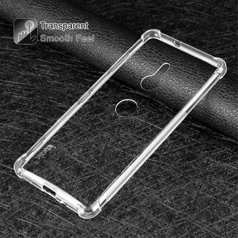 Hoesje voor Sony Xperia XZ3 Transparant Grijs Imak Huidgevoel