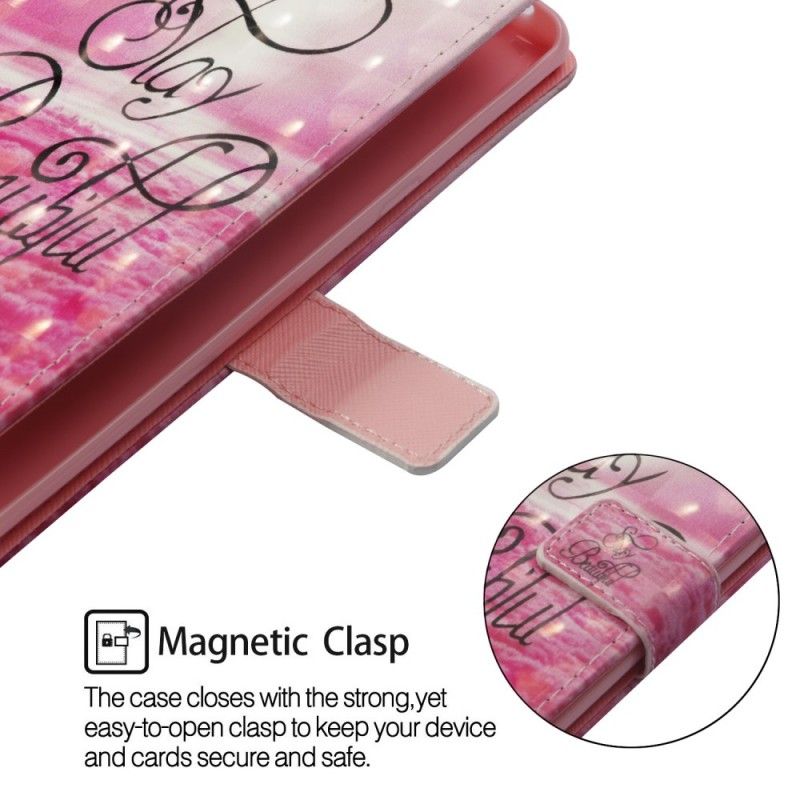 Leren Hoesje Sony Xperia XZ3 Telefoonhoesje Blijf Mooi 3D