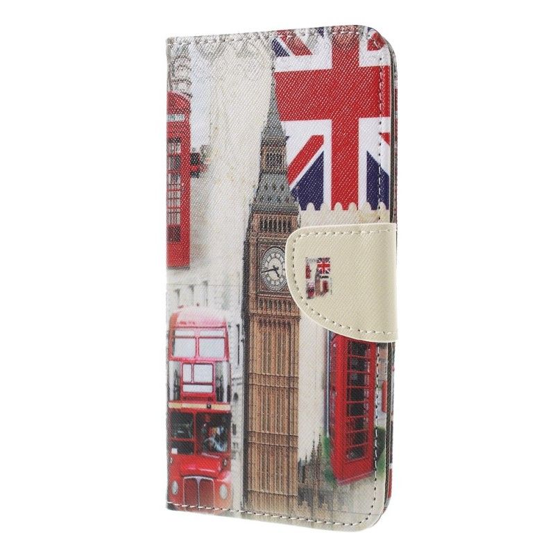 Leren Hoesje voor Sony Xperia XZ3 Leven In Londen