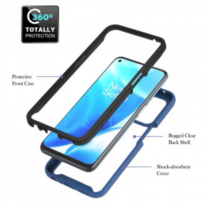 Cover Hoesje Oppo A54 5g / A74 5g Telefoonhoesje Hybride Afgeschuinde Randen Met Ring
