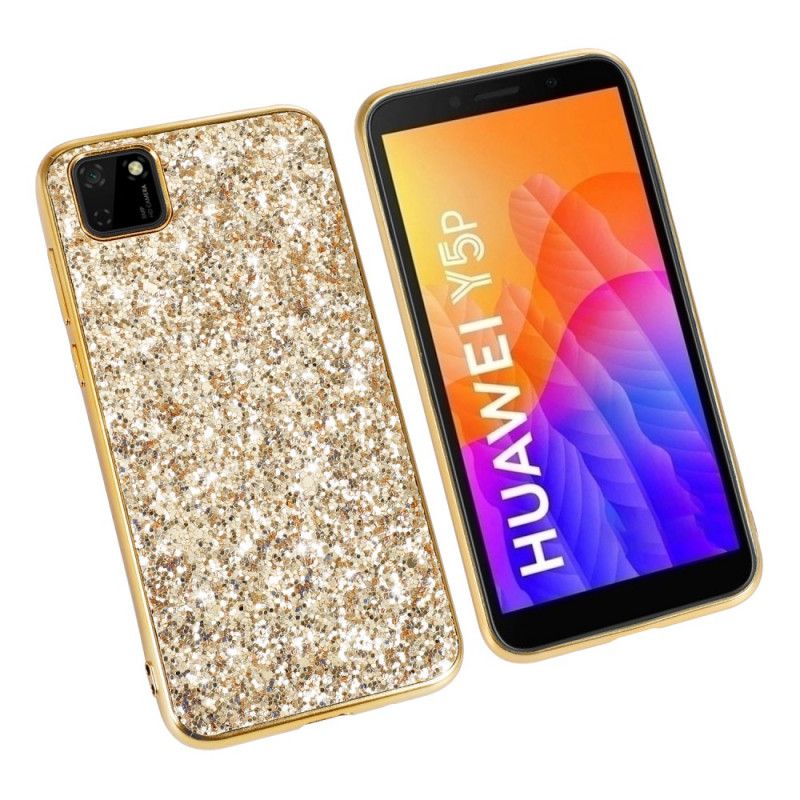 Case Hoesje Huawei Y5p Rood Zwart Telefoonhoesje Ik Ben Glitter