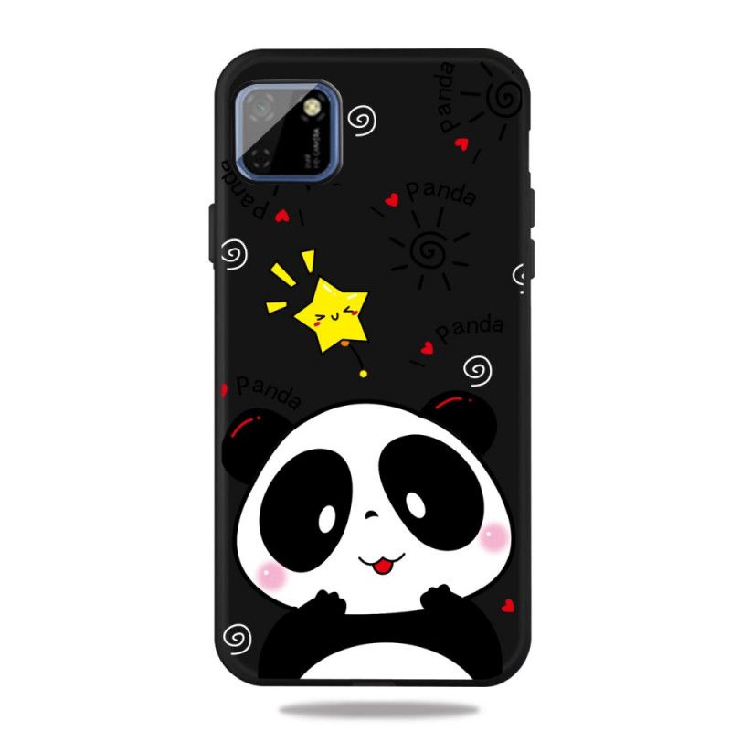 Cover Hoesje Huawei Y5p Telefoonhoesje Panda-Ster