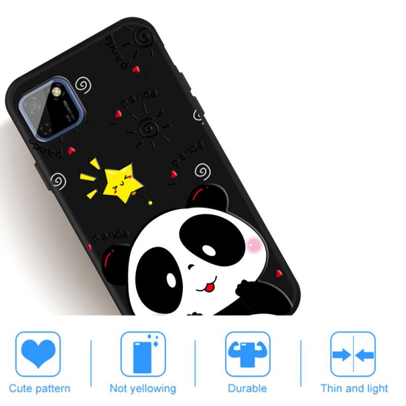 Cover Hoesje Huawei Y5p Telefoonhoesje Panda-Ster