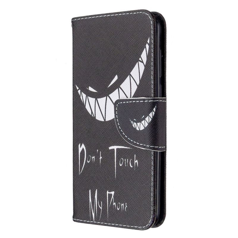 Flip Case Leren Huawei Y5p Duivelse Telefoon