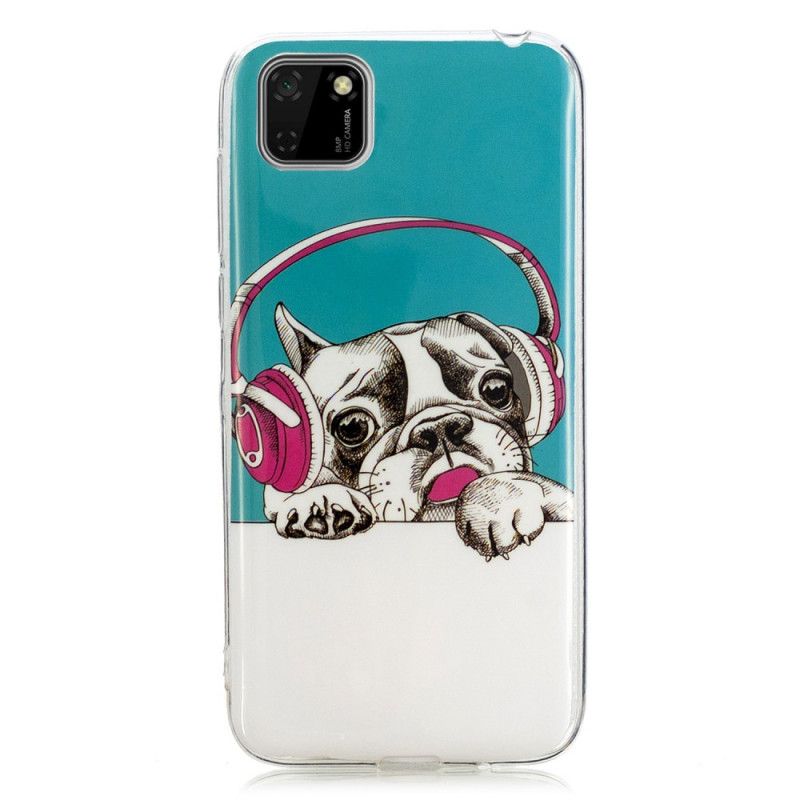 Hoesje Huawei Y5p Fluorescerende Hond