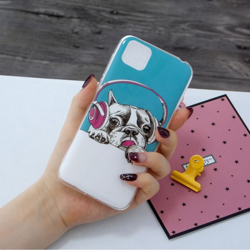 Hoesje Huawei Y5p Fluorescerende Hond