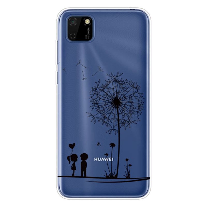 Hoesje Huawei Y5p Telefoonhoesje Paardenbloemliefde