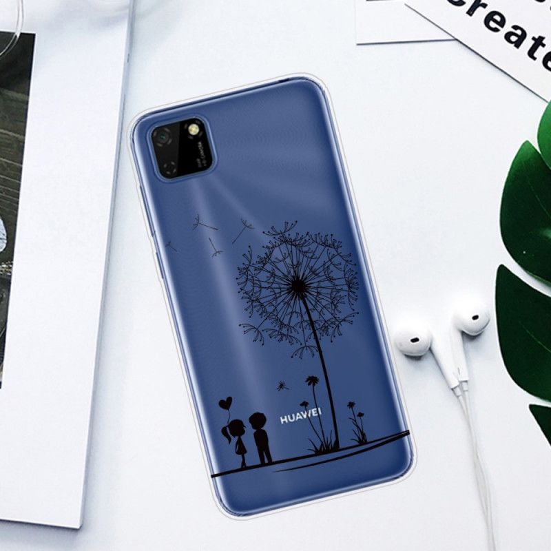 Hoesje Huawei Y5p Telefoonhoesje Paardenbloemliefde