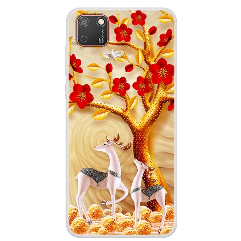 Hoesje voor Huawei Y5p Gouden Boom