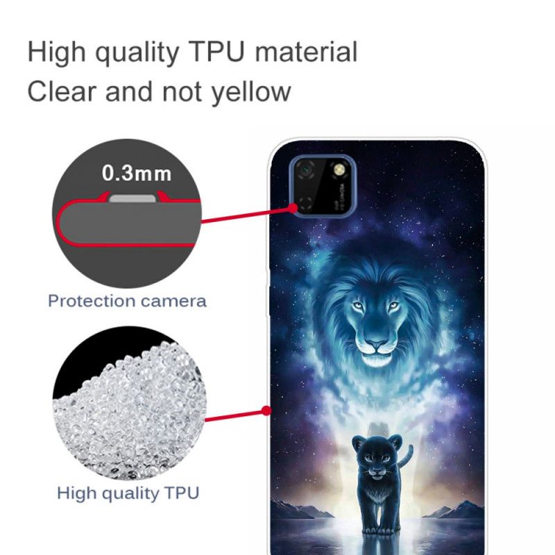 Hoesje voor Huawei Y5p Leeuwenwelp