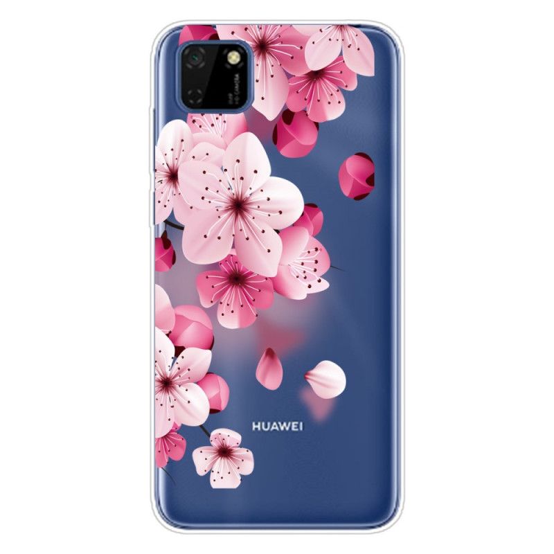 Hoesje voor Huawei Y5p Premium Bloemen