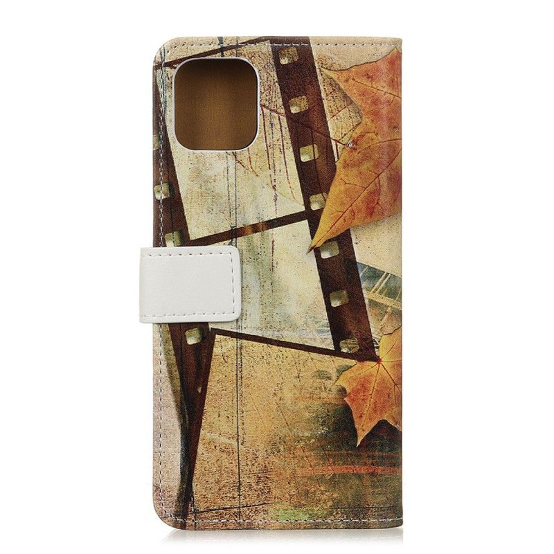 Leren Hoesje Huawei Y5p Eiffeltoren In De Herfst