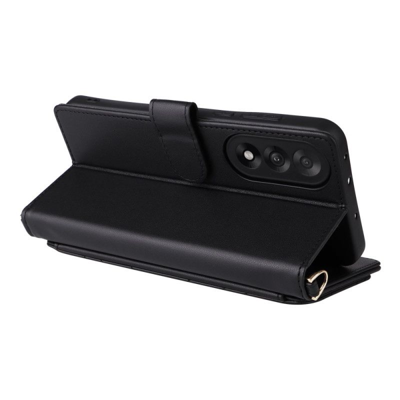 Bescherming Hoesje Oneplus Nord 5 Gewatteerd Met Schouder Bandje