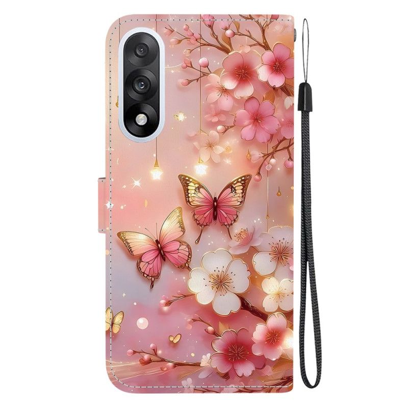 Bescherming Hoesje Oneplus Nord 5 Vlinders En Rozen