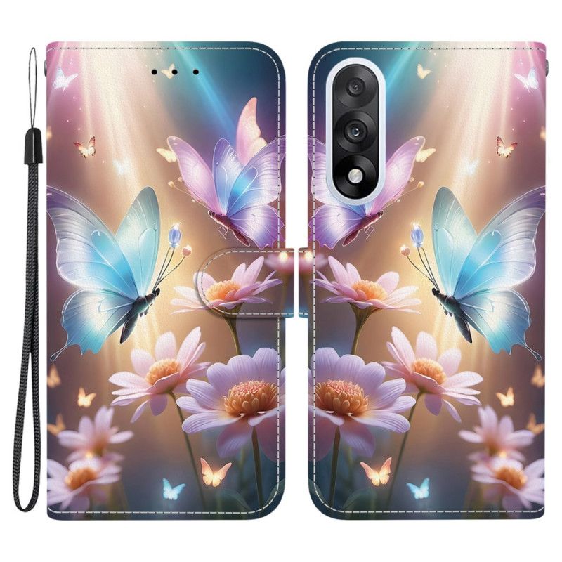 Cover Oneplus Nord 5 Bloemenvlinder Bescherming Hoesje