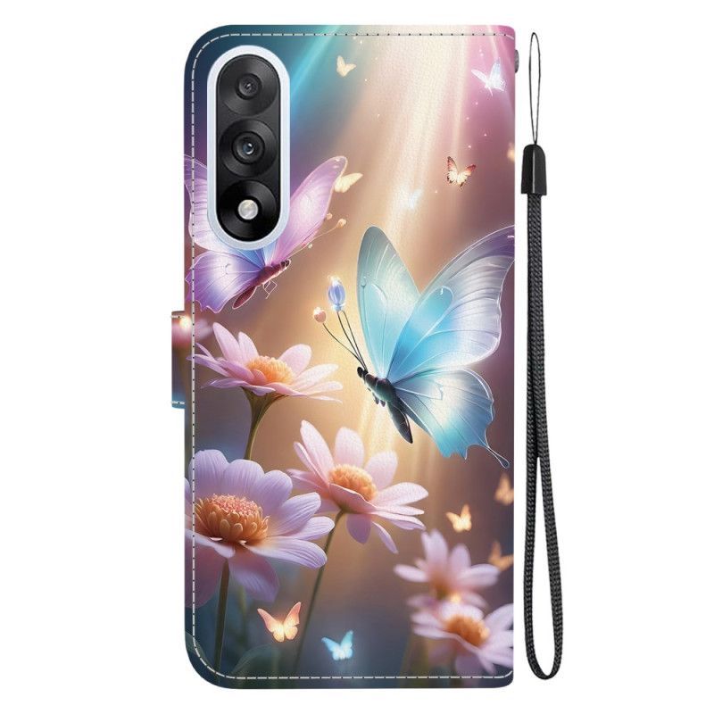 Cover Oneplus Nord 5 Bloemenvlinder Bescherming Hoesje