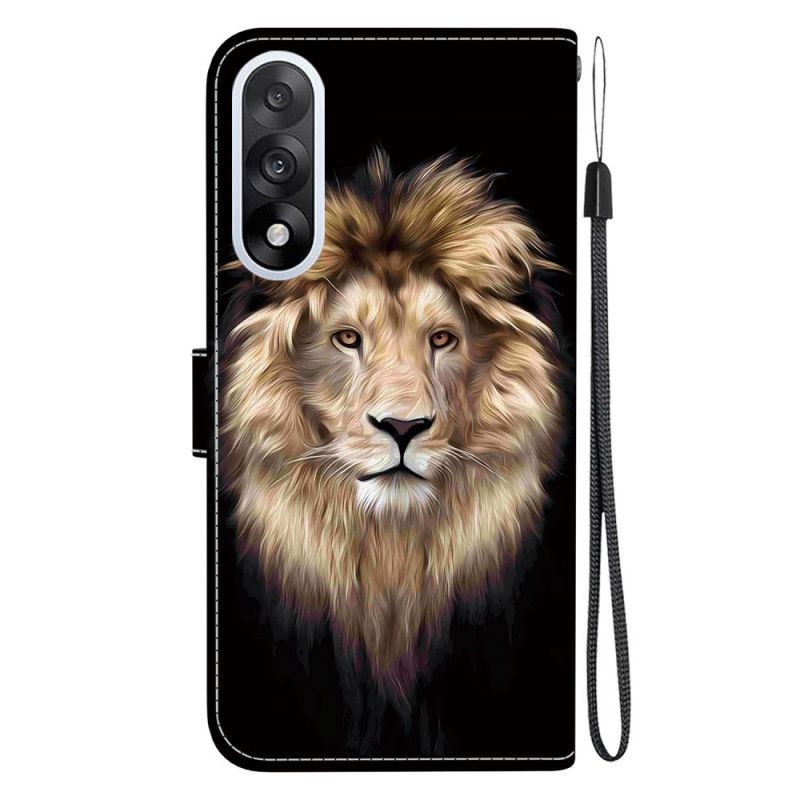 Flip Case Leren Oneplus Nord 5 Dromende Leeuw