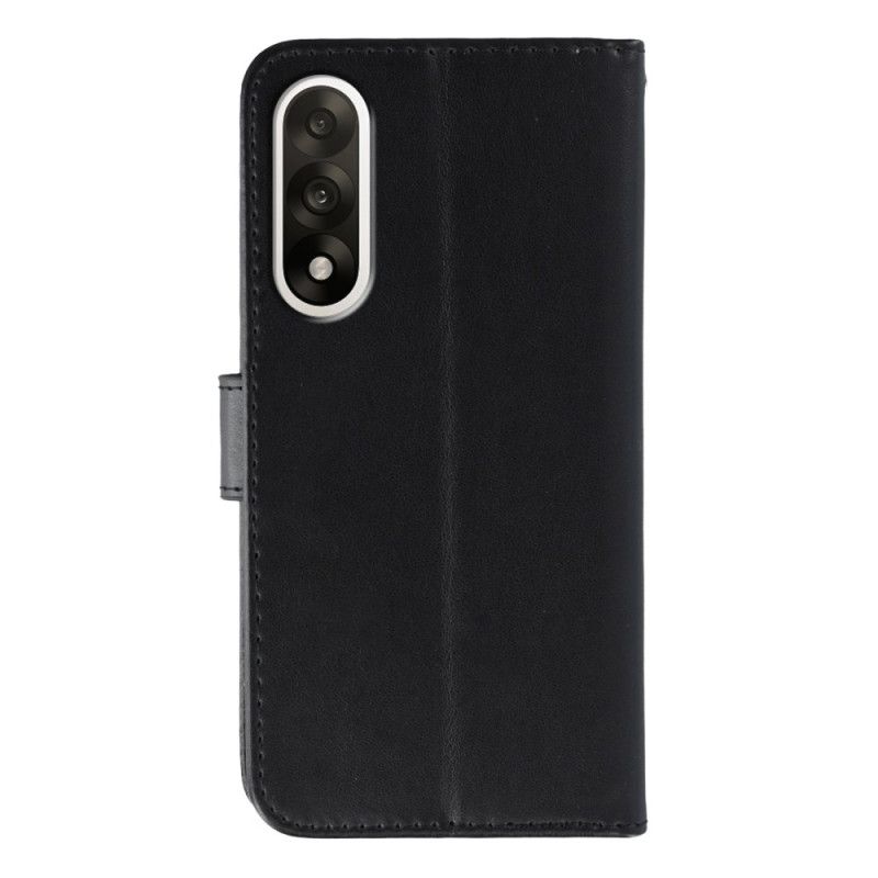 Flip Case Leren Oneplus Nord 5 Effen Kunstleer