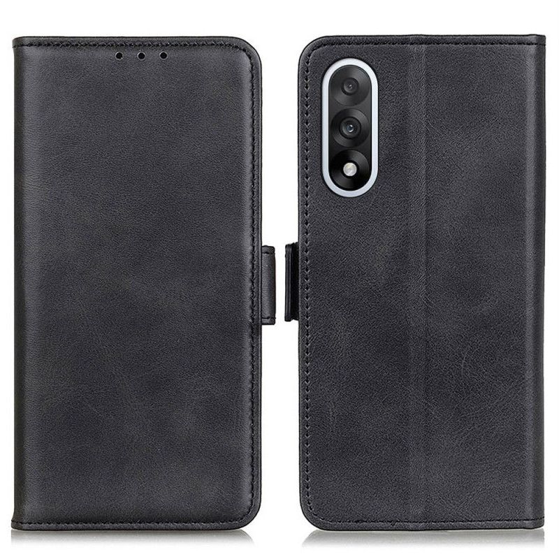 Flip Case Leren Oneplus Nord 5 Kunstleer Met Textuur