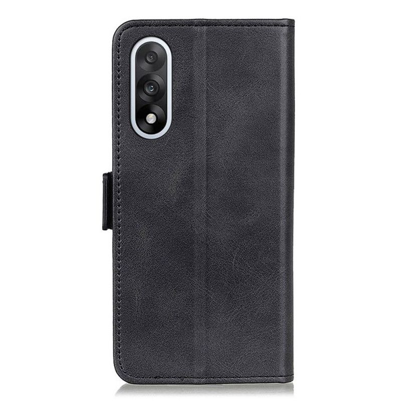 Flip Case Leren Oneplus Nord 5 Kunstleer Met Textuur