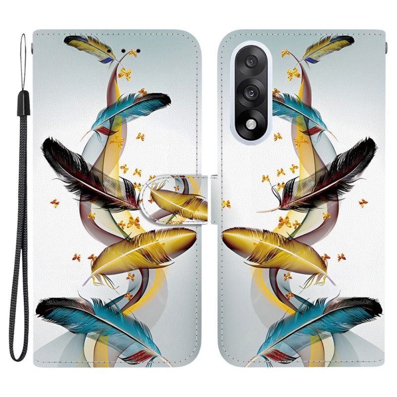 Folio-hoesje Oneplus Nord 5 Gouden Veren