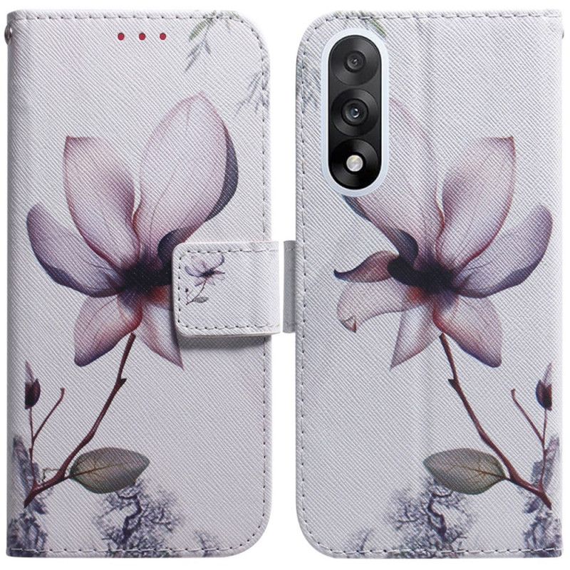 Folio-hoesje Oneplus Nord 5 Roze Bloem