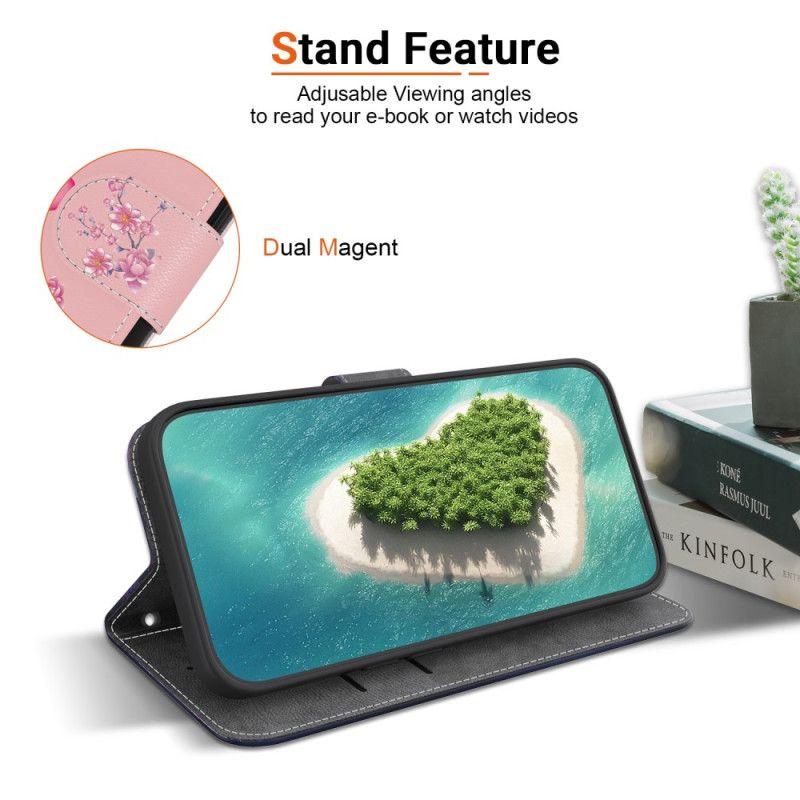 Folio-hoesje Oneplus Nord 5 Telefoonhoesje Sakura