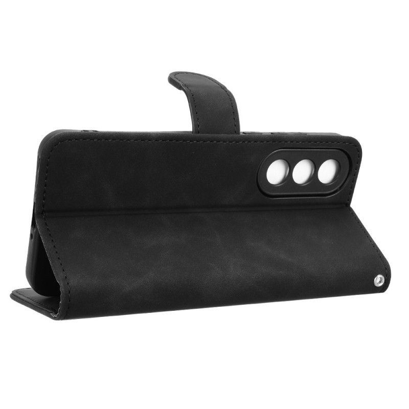 Folio-hoesje Oneplus Nord 5 Telefoonhoesje Suède-effect