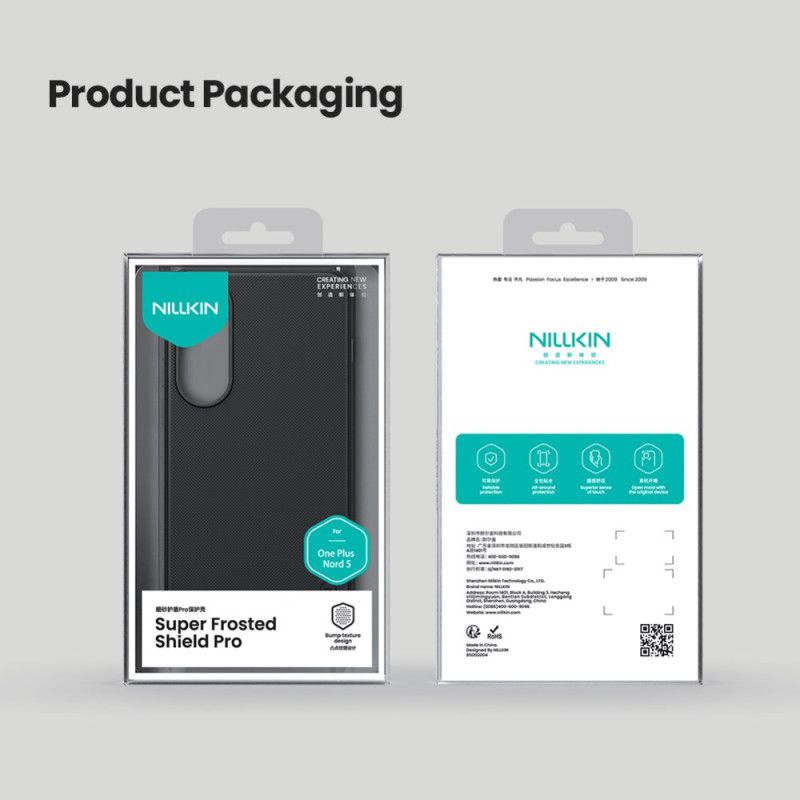Hoesje Oneplus Nord 5 Frosted Shield Pro Nillkin