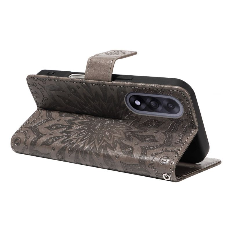 Leren Hoesje Oneplus Nord 5 Mandala Bescherming Hoesje