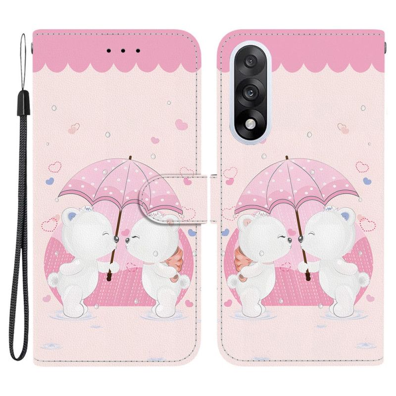Leren Hoesje Oneplus Nord 5 Paar Beren