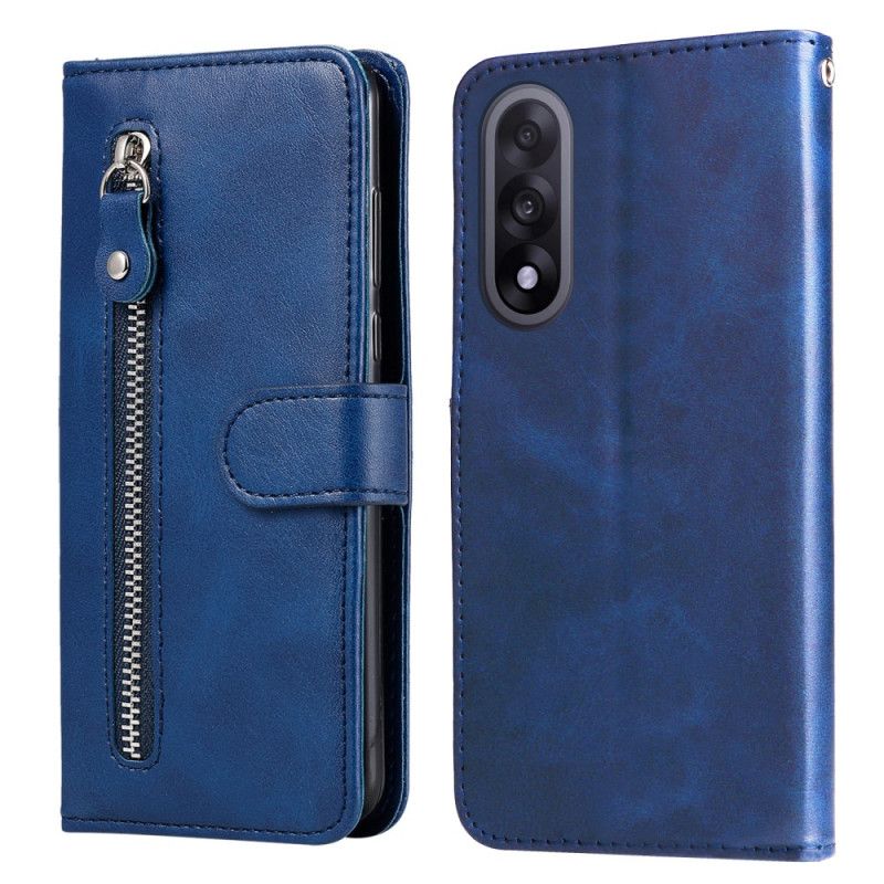 Leren Hoesje Voor Oneplus Nord 5 Etui Met Rits