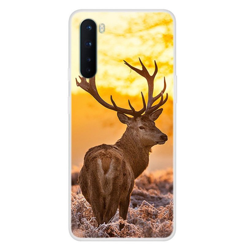 Case Hoesje OnePlus Nord Telefoonhoesje Hert En Landschap