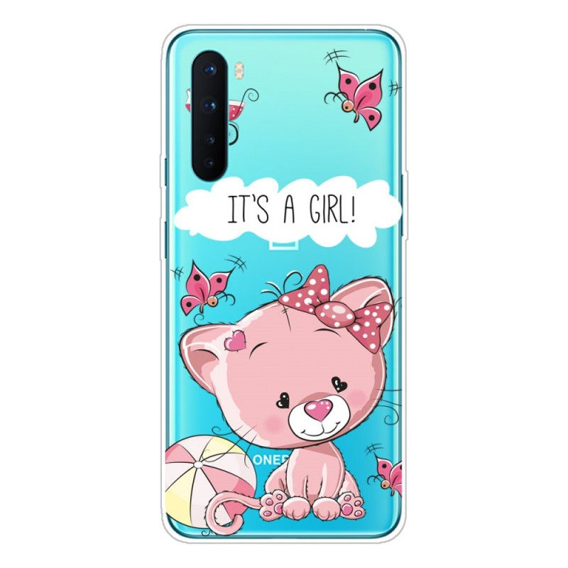 Cover Hoesje OnePlus Nord Telefoonhoesje Het Is Een Meisje