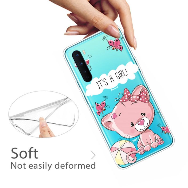 Cover Hoesje OnePlus Nord Telefoonhoesje Het Is Een Meisje