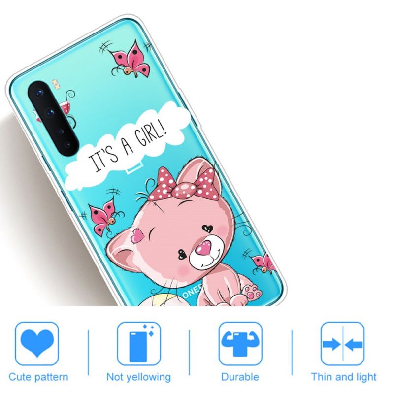 Cover Hoesje OnePlus Nord Telefoonhoesje Het Is Een Meisje