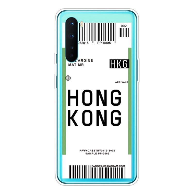 Hoesje OnePlus Nord Instapkaart Naar Hong Kong