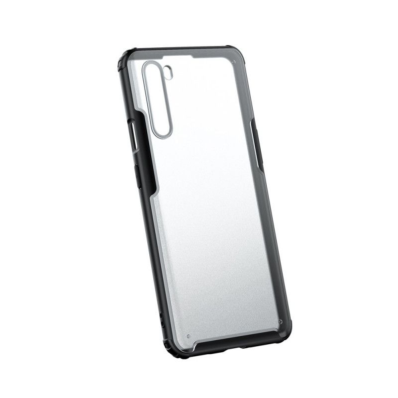 Hoesje OnePlus Nord Rood Zwart Amor En Matte Randen