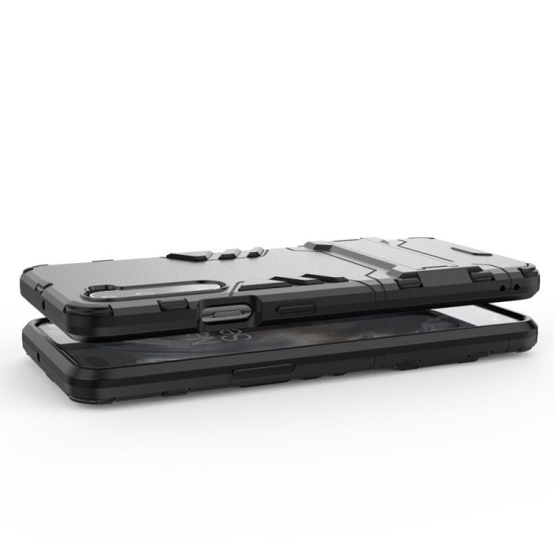 Hoesje OnePlus Nord Rood Zwart Ultrabestendige Tong