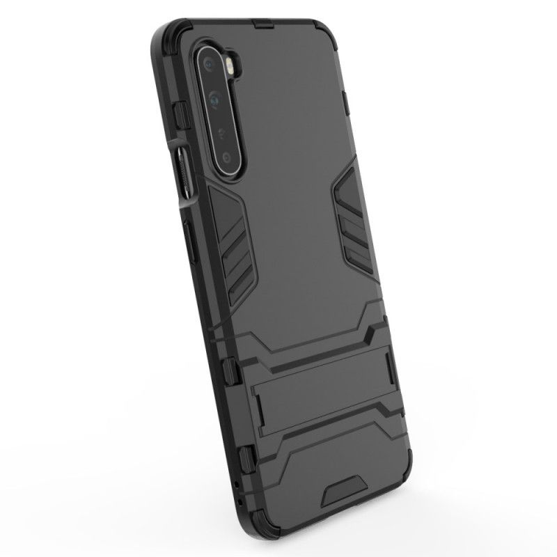 Hoesje OnePlus Nord Rood Zwart Ultrabestendige Tong
