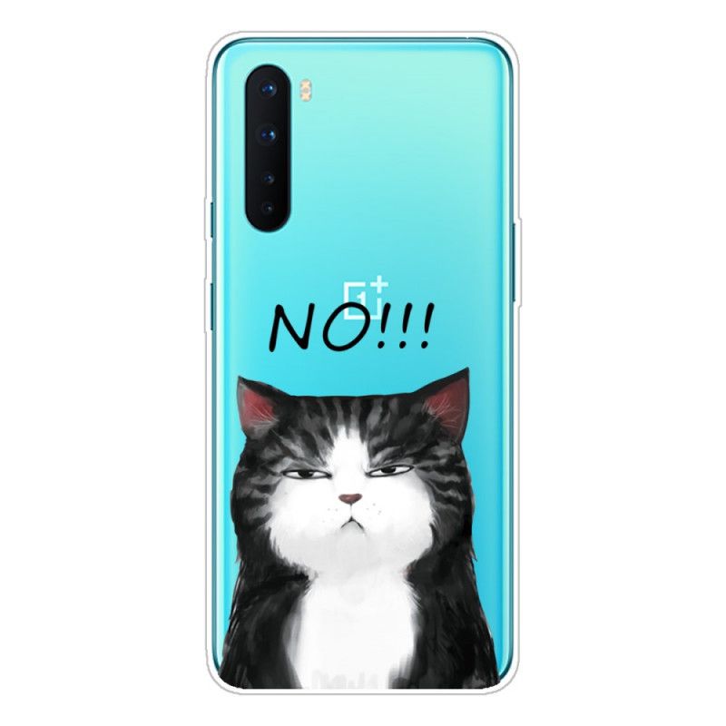 Hoesje voor OnePlus Nord De Kat Die Nee Zegt