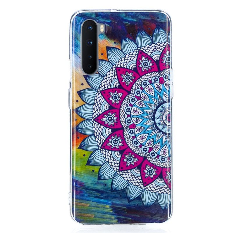 Hoesje voor OnePlus Nord Fluorescerende Mandala