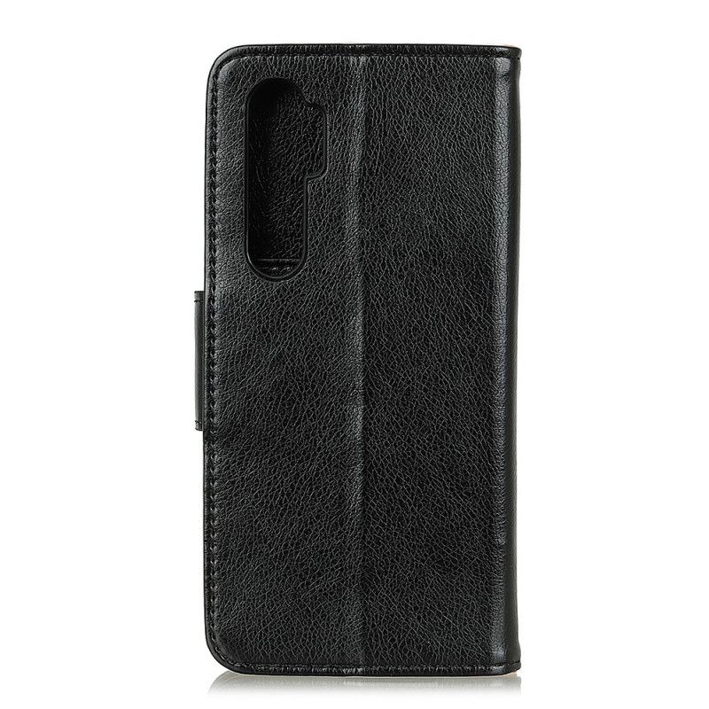 Leren Hoesje voor OnePlus Nord Rood Zwart Split Nappaleer