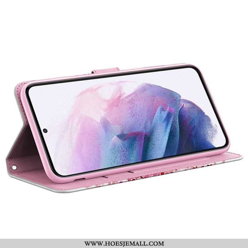 Folio-hoesje Samsung Galaxy S24 Plus 5g Lanyard Wensboom