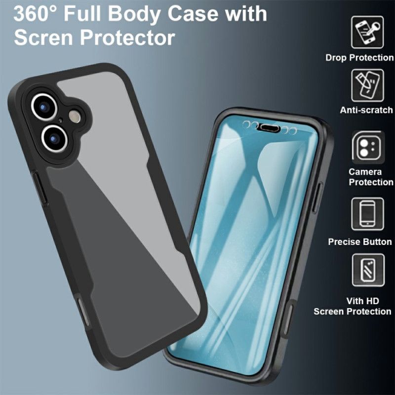 Case Hoesje iPhone 17 Telefoonhoesje 360 Graden Bescherming Transparant