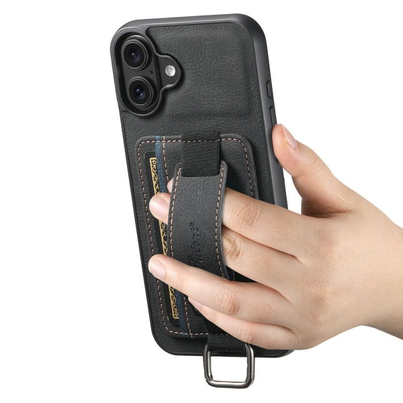 Cover Hoesje iPhone 17 Telefoonhoesje Kaarthouder In Retro Design