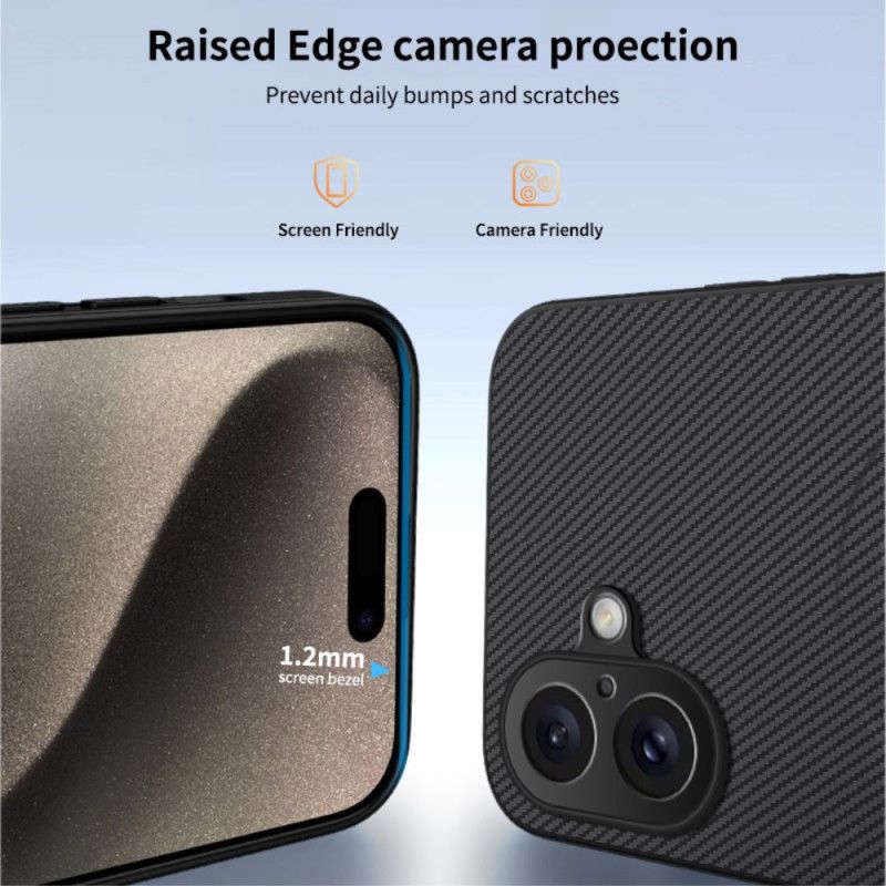 Cover Hoesje iPhone 17 Telefoonhoesje Magsafe-compatibel Koolstofvezel